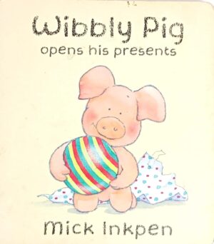 Wibbly Pig opens his presents